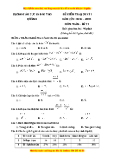 Đề thi cuối kì 1 Toán 8 Quận 8 TP Hồ Chí Minh trường