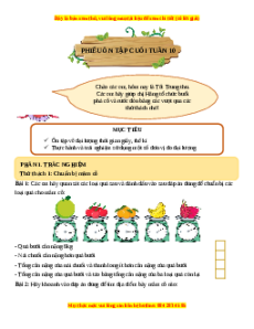 Bài tập cuối tuần Toán 4 Tuần 10 Kết nối tri thức (có lời giải)