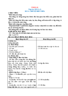 Giáo án Tiếng việt lớp 2 Học kì 2 Kết nối tri thức