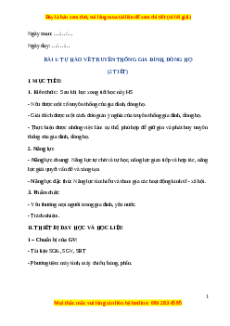 Giáo án GDCD 6 Chân trời sáng tạo | Giáo án GDCD 6 mới, chuẩn nhất