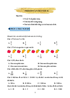 Bài tập cuối tuần Toán lớp 5 Kết nối tri thức Học kì 2