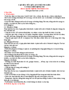 Giáo án Tin học 6 Bài 6 (Kết nối tri thức): Mạng thông tin toàn cầu