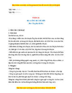Giáo án Tuần 20 Tiếng Việt lớp 4 Kết nối tri thức