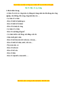 Lý thuyết Bài 15: Bản vẽ xây dựng