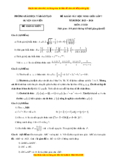Bộ 38 đề thi HSG Toán 7 có đáp án