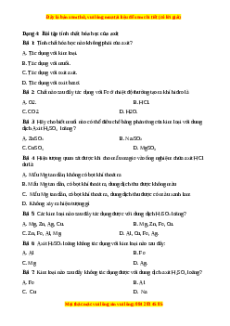 Trắc nghiệm Bài tập oxit axit tác dụng với dung dịch kiềm Hóa học 9
