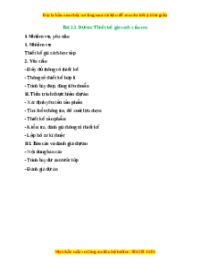 Lý thuyết Công nghệ 10 Cánh diều Bài 23: Dự án: Thiết kế giá sách của em