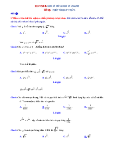 Đề kiểm tra Toán 11 theo bài học chương trình mới Học kì 2 (cả ba sách)