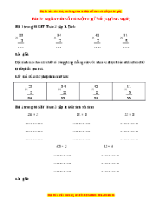 VBT Toán lớp 3 Bài 32 (Cánh diều): Nhân với số có một chữ số (không nhớ)