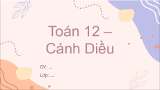 Giáo án Powerpoint Nguyên hàm của một số hàm số sơ cấp Toán 12 Cánh diều