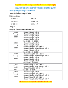 Giải Sgk Toán lớp 3 Bài 28: Nhân số có năm chữ số với số có một chữ số (Chân trời sáng tạo)