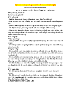 Giáo án Bài 2 Lịch sử 11 Kết nối tri thức (2024): Sự xác lập và phát triển chủ nghĩa tư bản