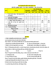 Đề thi cuối kì 1 KTPL 11 Kết nối tri thức (Đề 2)