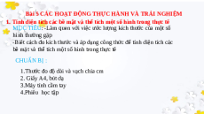 Giáo án Powerpoint Hoạt động thực hành và trải nghiệm: Các bài toán về đo đạc và gấp hình Toán 7 Chân trời sáng tạo