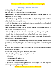 Lý thuyết Tin học 10 Kết nối tri thức Bài 34: Nghề phát triển phần mềm