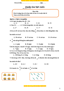 Bài tập cuối tuần Toán lớp 3 Tuần 11 Kết nối tri thức (có lời giải)