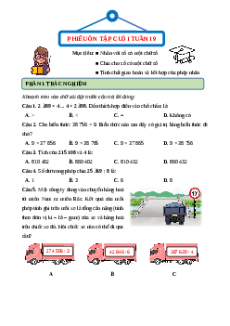 Bài tập cuối tuần Toán lớp 4 Kết nối tri thức (Học kì 2) phiên bản 2