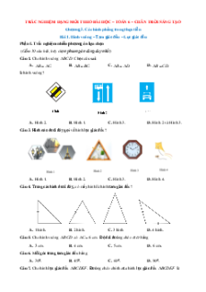 Trắc nghiệm Toán 6 Đúng-Sai, Trả lời ngắn Chương 3 Chân trời sáng tạo (form 2025)
