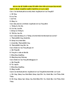 Trắc nghiệm Bài 26: Phát triển kinh tế biển ở Duyên hải Nam Trung Bộ Địa lí 12 Đúng-Sai, Trả lời ngắn sách mới 2025