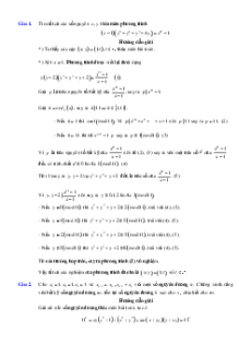 Chuyên đề bồi dưỡng HSG Toán 11 Số học (có lời giải)
