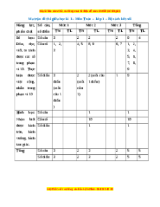 Đề thi giữa kì 1 Toán lớp 1 Kết nối tri thức - Đề 4