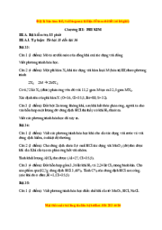 Đề kiểm tra Chương 3: Phi kim Hóa học 9