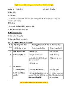 Giáo án Bài 87 Toán lớp 5: Luyện tập (Trang 88)