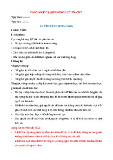 Giáo án Luyện tập chung trang 74 Toán 8 Kết nối tri thức (năng lực số)