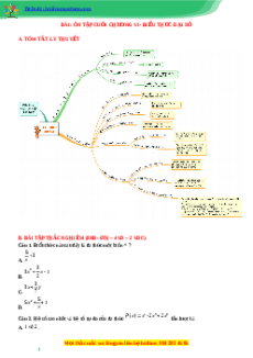 Chuyên đề Bài tập cuối chương 6 Toán 7 Cánh diều