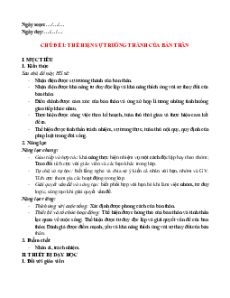 Giáo án HĐTN 12 Chân trời sáng tạo (năm 2025) | Giáo án Hoạt động tự nhiên 12 mới, chuẩn nhất (Bản 1)