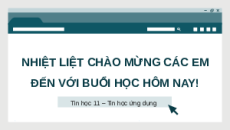 Giáo án Powerpoint Bài 10: Lưu trữ dữ liệu và khai thác thông tin phục vụ quản lí Tin 11 Kết nối tri thức