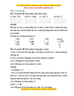 VBT Toán lớp 3 Bài 21 (Chân trời sáng tạo): Em làm được những gì?
