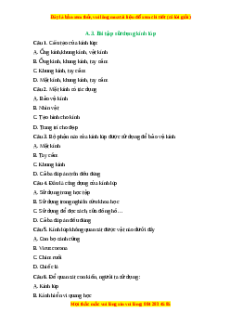 Trắc nghiệm Sử dụng kính lúp KHTN 6 Kết nối tri thức