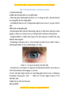 Lý thuyết Tin học 10 Cánh diều Bài 4: Số hóa hình ảnh và số hóa âm thanh