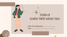 Giáo án powerpoint Các phép toán với đa thức nhiều biến Toán 8 Chân trời sáng tạo