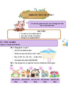 Bài tập cuối tuần Toán 4 Tuần 7 Kết nối tri thức (có lời giải)