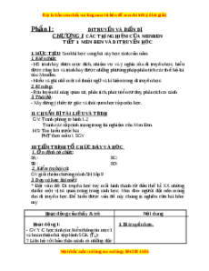 Giáo án Menden và di truyền học Sinh học 9