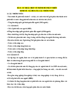 Lý thuyết Địa lí 11 Kết nối tri thức (cả năm)