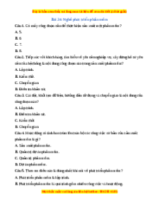 Trắc nghiệm Bài 34 Tin học 10 Kết nối tri thức: Nghề phát triển phần mềm