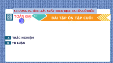 Giáo án Powerpoint Bài tập ôn tập cuối năm Toán 10 Kết nối tri thức