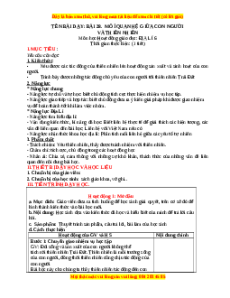Giáo án Bài 28 Địa lí 6 Kết nối tri thức (2024): Mối quan hệ giữa con người và thiên nhiên