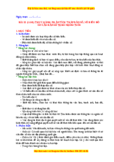 Giáo án Bài 22 Địa lí 10 Chân trời sáng tạo (2024): Thực hành phân tích tháp dân số, vẽ biểu đồ cơ cấu dân số theo nhóm tuổi