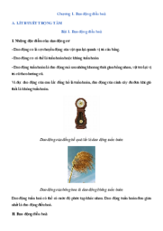 Đề cương ôn tập cuối học kì 1 Vật lí 11 Kết nối tri thức