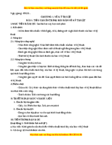 Giáo án Bài 1 Công nghệ 8 Cánh diều: Tiêu chuẩn trình bày bản vẽ kĩ thuật