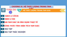Giáo án Powerpoint Hệ thức lượng trong tam giác Toán 10 Kết nối tri thức