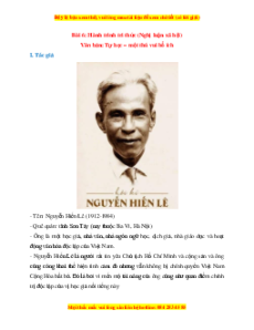 Tác giả - tác phẩm Ngữ văn 7 kì 2 Chân trời sáng tạo