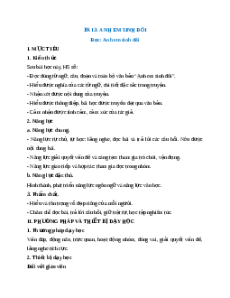 Giáo án Tuần 2 Tiếng Việt lớp 4 Kết nối tri thức
