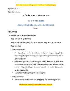 Giáo án Em yêu bạn bè Tiếng việt 2 Cánh diều