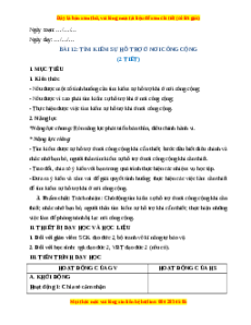 Giáo án Bài 12 Đạo đức lớp 2 Chân trời sáng tạo: Tìm kiếm sự hỗ trợ khi ở nơi công cộng