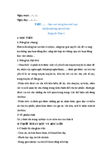 Giáo án Trên đỉnh non Tản Ngữ Văn 12 Chân trời sáng tạo